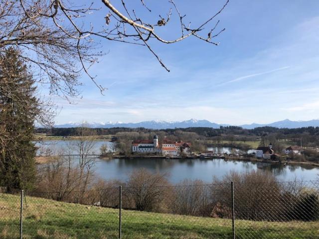 Seeblick Chiemgau, Haus Am Weinberg, 83370 Seeon Oberbayern Exterior foto
